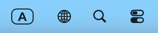 FnLock status item showing the global default set to system controls.